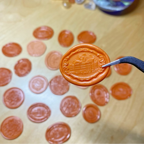 Red Color! Handcrafted Wax Seals Stamp — Perfect for wedding & ceremonies! - Picture 3 of 3